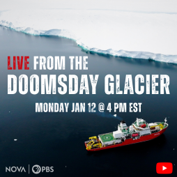 Watch the livestream from the "Doomsday Glacier" in Antarctica