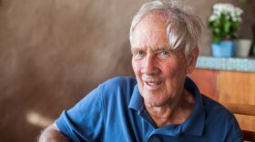 Artist James Hubbell is shown in an undated photo.