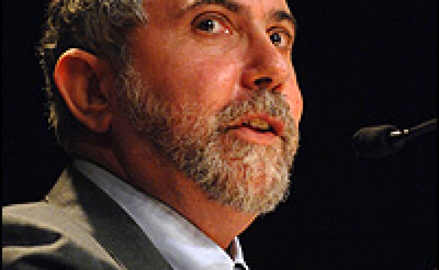 Paul Krugman at a 2007 lecture in New York City.