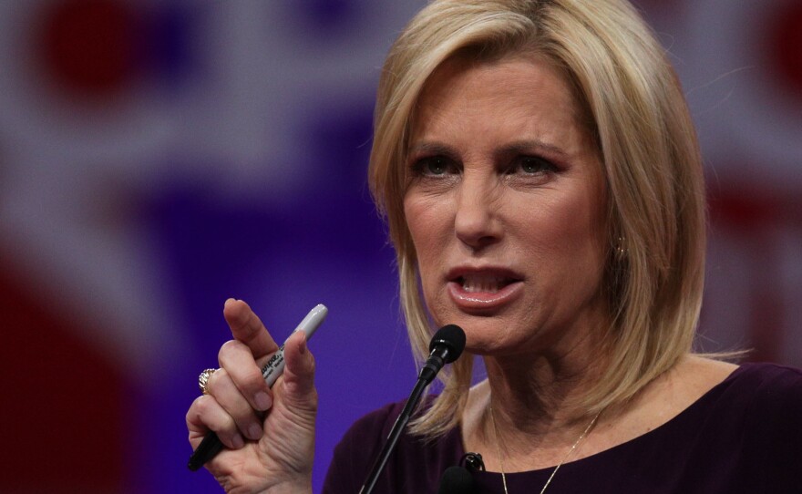 Fox News host Laura Ingraham said the head of the network's political Decision Desk "always made my skin crawl," in messages to stars Tucker Carlson and Sean Hannity following the 2020 election.