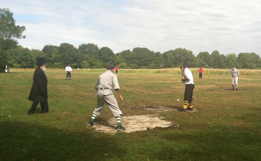 The Essex Base Ball Organization, a vintage baseball league, holds its games on a farm in Newburyport, Mass.