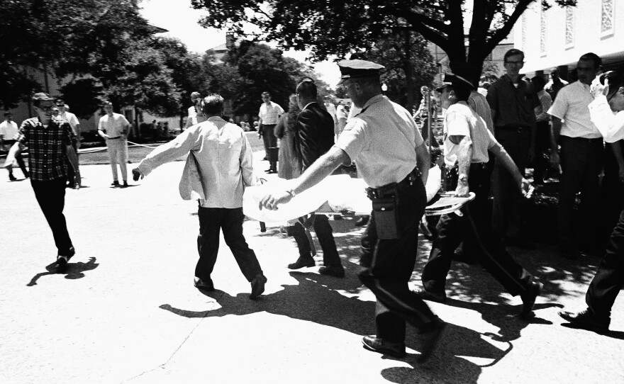 Proponents of a law allowing concealed-carry handguns at Texas state universities say it could prevent incidents similar to the Aug. 1, 1966, University of Texas shootings which left 14 dead. The law went into effect 50 years to the day of the massacre.