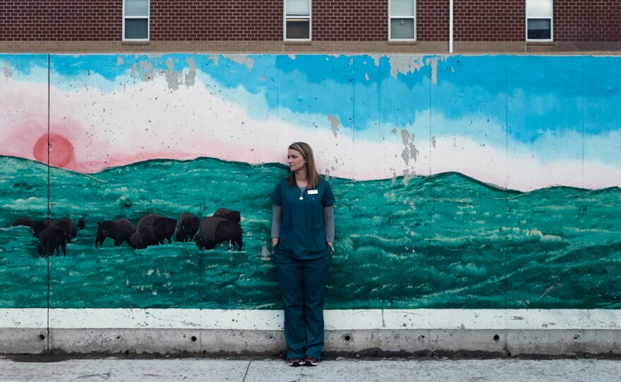 Jami Larson, 32, grew up in Pierre and is a member of the Lower Brule Sioux tribe. She is a registered nurse who specializes in diabetes care among Native Americans.