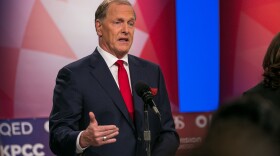 Duf Sundheim at a U.S. Senate debate at KPBS in San Diego, May 10, 2016. Milan Kovacevic / KPBS.