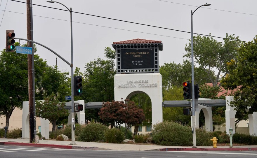 Los Angeles Mission College in Los Angeles on Aug. 10, 2023.