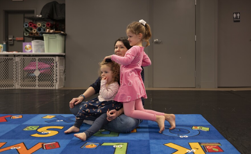 Saturday mornings are music class days. Being silly with her kids has helped Terry loosen up and relate to them in a different way. They sing all the time. Her kids make up nursery rhymes on their way to day care or bath time or even while brushing their teeth.