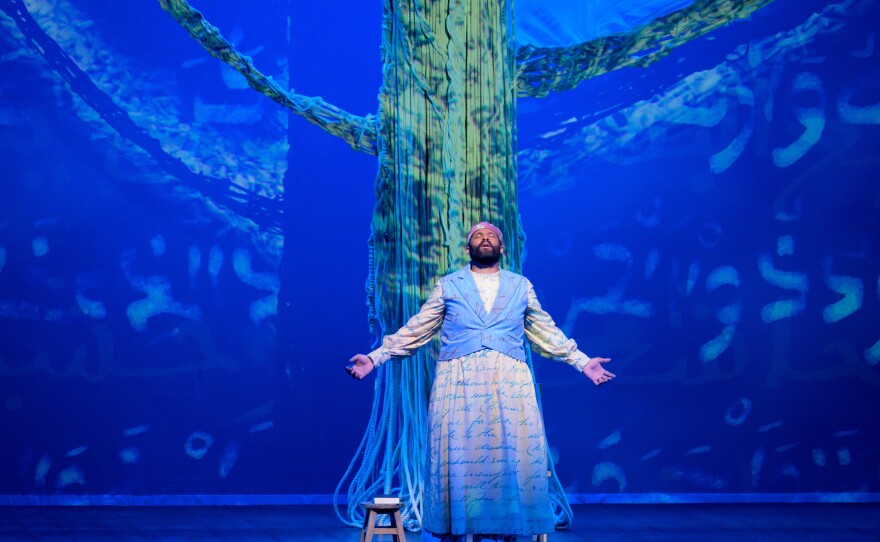 Tenor Jamez McCorkle, who debuted the title role in the opera <em>Omar</em><em></em>, by Rhiannon Giddens and Michael Abels, which received its world premiere on May 27 in Charleston, S.C. at Spoleto Festival USA.