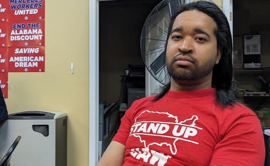 Rob Lett, who's worked in both the assembly and battery plants at Mercedes, voted yes to joining the UAW but says some workers apprehensive about the union could have been affected by the company's anti-union messaging.