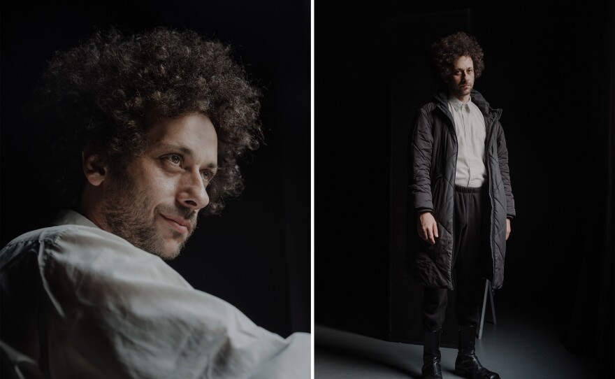 Actor and activist Ariel Bronz photographed in Tel Aviv-Jaffa, Israel. "There are very few artists left in Israel who dare to speak," he said. "If you are against occupation, against genocide, so you become isolated. You become not part of this place. You become (an) enemy of state."