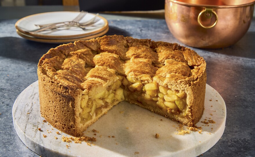 Dutch apple pie