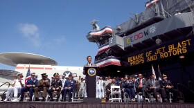 Governor Schwarzenegger launching Operation Welcome Home
