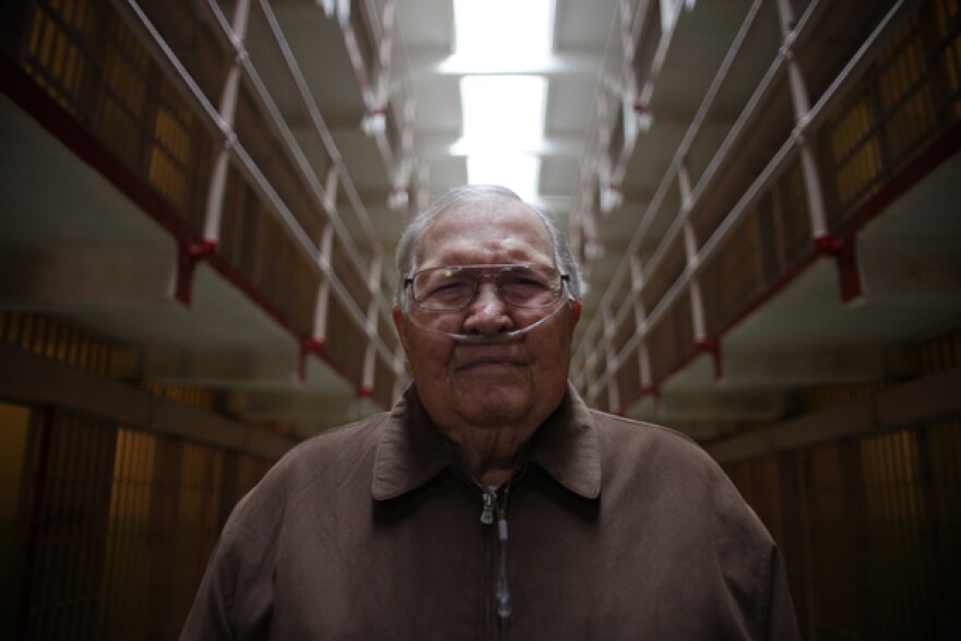 Cold Blue Luke - Robert Luke, former inmate who suffered hallucinations in solitary confinement, Alcatraz Prison, San Francisco.