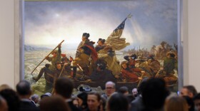 Emanuel Gottlieb Leutze's 1851 painting "Washington Crossing the Delaware" seen at the Metropolitan Museum of Art in 2012.