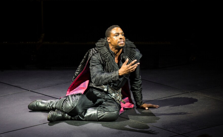 Grantham Coleman is no melancholy, indecisive Dane in Barry Edelstein's production of "Hamlet" now onstage at the Old Globe Theatre.