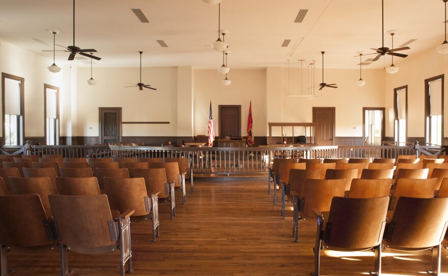 The courtroom in Sumner, Miss., where, in 1955, an all-white jury acquitted two white men in the murder of Emmett Till, a 14-year old black boy.