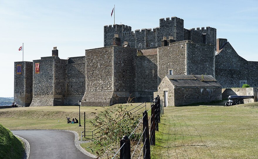 Dover Castle - view from southeast, 2019