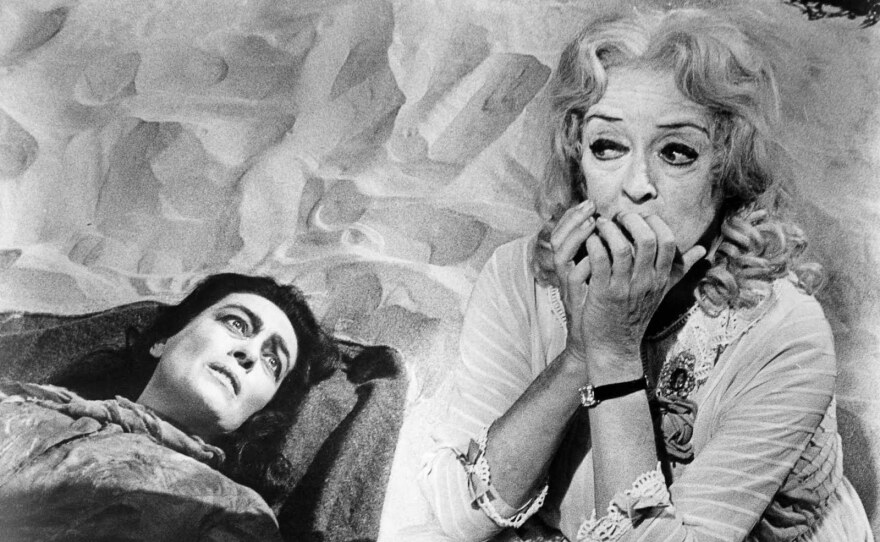 Joan Crawford and Bette Davis deliver gothic horror as famous sisters in a twisted relationship in "What Ever Happened to Baby Jane?"