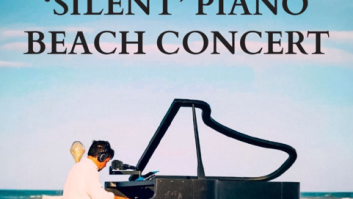 'Silent Piano' Beach Concert