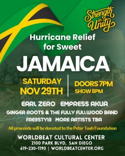 Fundraiser for Jamaica Hurricane Relief