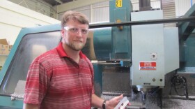 Bill Jordan in his company's Mexicali plant.