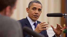 "Nobody — Democrat or Republican — wants to see people's paychecks smaller on Jan. 1 because Congress didn't act," President Obama told NPR's Steve Inskeep during an Oval Office interview on Thursday.
