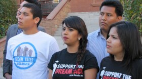 Members of the Arizona Dream Act Coalition and the coalition of civil rights groups that are bringing the suit held a press conference on Thursday.