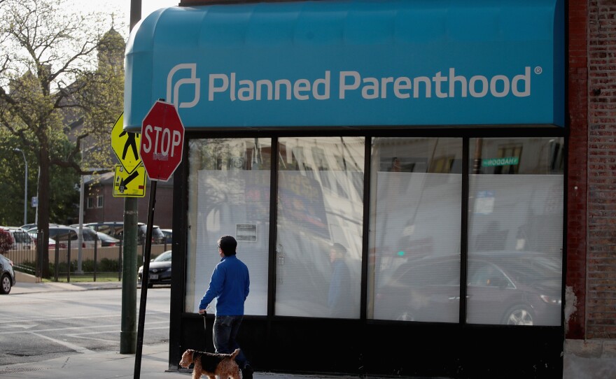 New data from the Guttmacher Institute shows the number of U.S. abortions rose in 2020, reversing a decades-long trend toward declining numbers. Pictured here is a Planned Parenthood center in 2018 in Chicago, Illinois — a state whose increase in abortion was partly due to patients crossing the border from Missouri, which has more abortion restrictions.