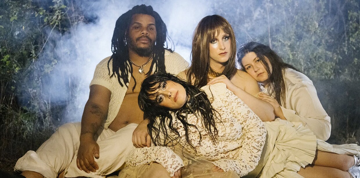 The band Mannequin Pussy is seen in an undated promotional image.