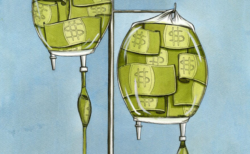 Money deposited in a health savings account is tax-deductible, grows tax-free and can be used to pay for medical expenses. The annual maximum allowable contribution to an HSA is slightly lower for some people this year.