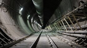 The interior of the proposed Yucca Mountain nuclear waste dump near Mercury, Nev., April 9, 2015. 