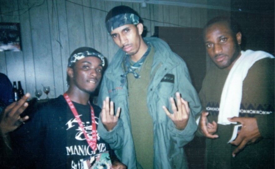 Mac (center) at Club Mercedes in Slidell, La. on February 20, 2000, the night of Barron Victor, Jr.'s shooting. Mac was charged and convicted of manslaughter in the case, though he has maintained his innocence.