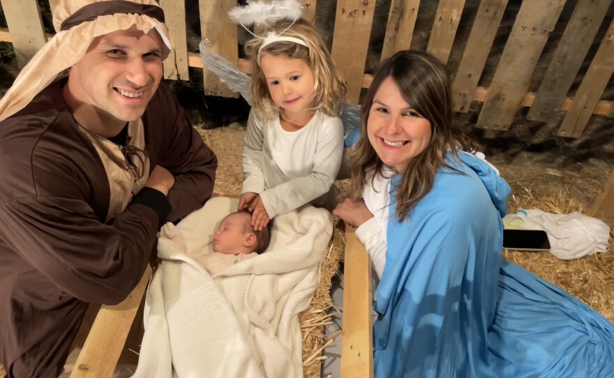 Community Christmas Celebration and Live Nativity Village