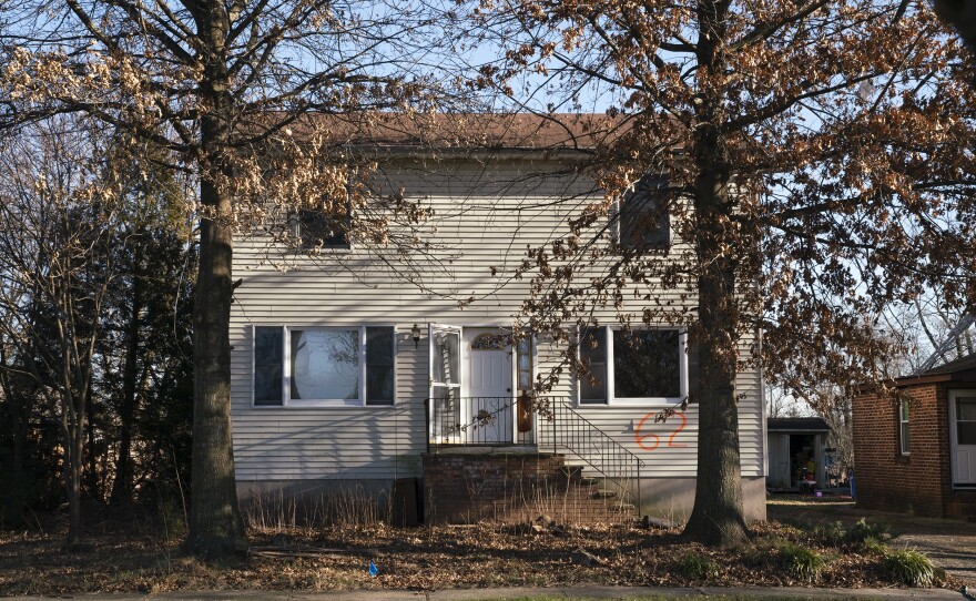 Over the past two decades about 150 homeowners in Manville have taken disaster buyouts, and 80 more abandoned their homes. This house in Lost Valley was bought out.