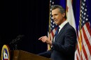 Gov. Gavin Newsom delivers his annual State of the State address in Sacramento, Calif., Tuesday, March 8, 2022.