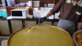 Mamounieh is a sweet, smooth pudding made of fine semolina wheat.