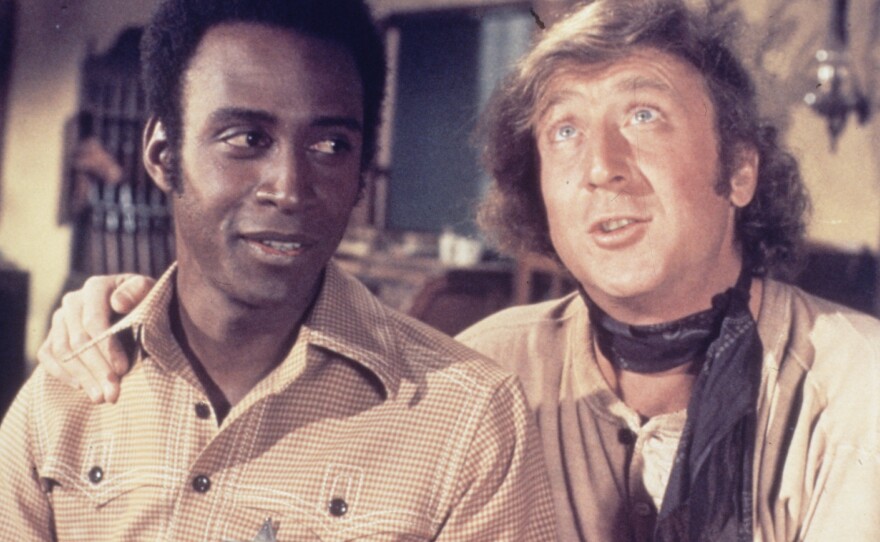 Cleavon Little and Gene Wilder in a scene from