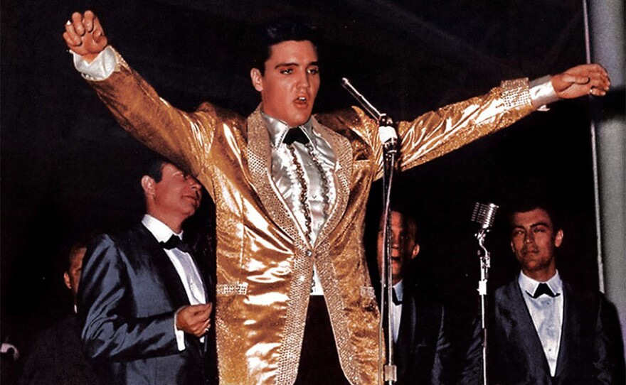 Elvis at the USS Arizona Memorial fundraising concert