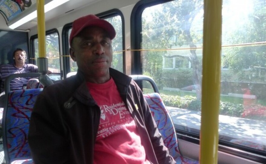 Leaburn Alexander works two jobs and does not have health insurance. It takes him three hours to commute home from the job he works as an overnight hotel janitor.