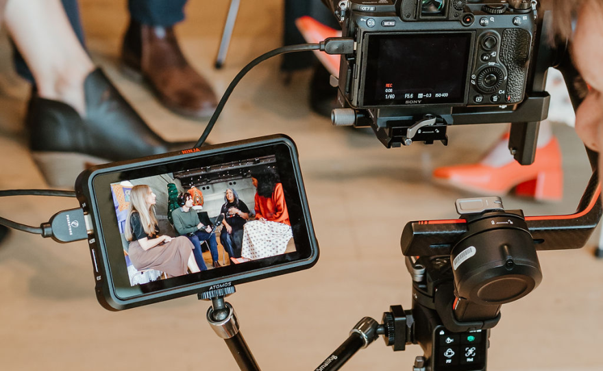 Host Julia Dixon Evans, producer Anthony Wallace, artist Claudia Rodríguez-Biezunski and curator Ariana Torres are shown on March 24, 2025 at Mingei International Museum