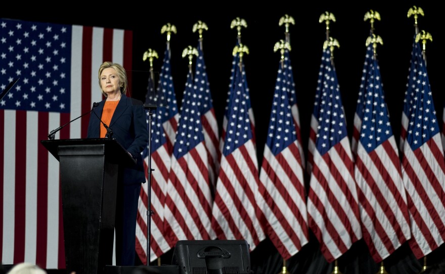 Hillary Clinton delivers a national-security speech at Balboa Park in San Diego, Calif., Thursday. The speech was an indictment of Republican Donald Trump's candidacy.