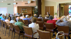 Seniors at Seacrest Village Retirement Community in Encinitas, Aug. 16, 2017.