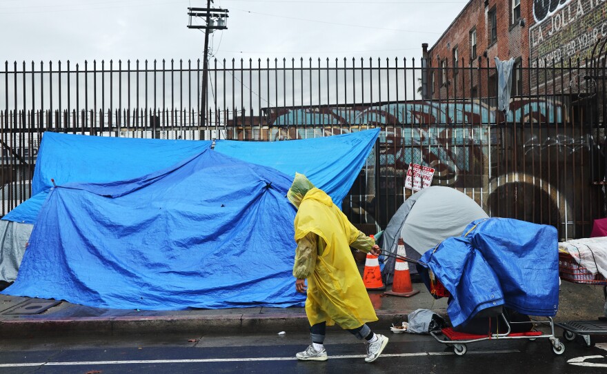 There is a record high rate of homelessness in the United States. An annual federal count found some 650,000 unhoused people on a single night in 2023.