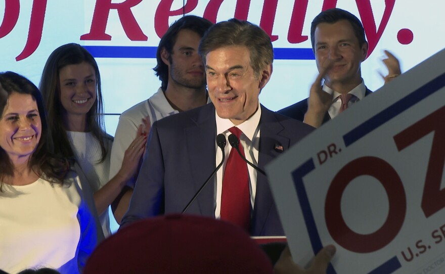 Though Mehmet Oz, a Trump-backed Republican candidate for U.S. Senate in Pennsylvania, narrowly won his primary, many conservative voters had doubts about him.