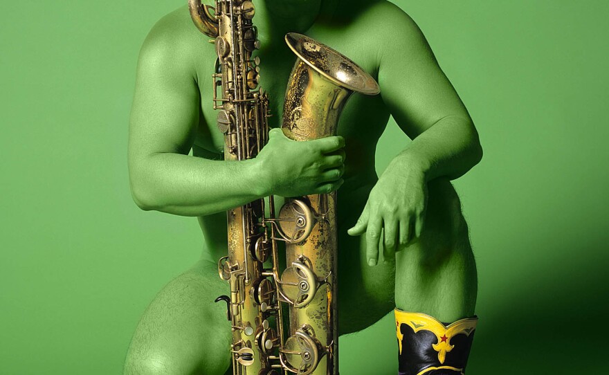 Fred used this photo on the cover of his album