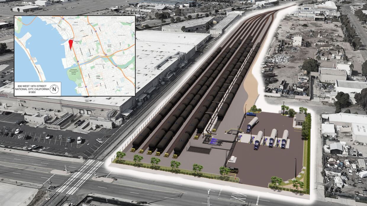 The proposed USD Clean Fuels depot would serve as a regional hub for biofuel distribution and would bring more than 70 additional heavy diesel trucks to National City every day, according to the city’s environmental analysis.