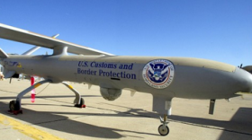 A Customs and Border Protection Predator B drone is pictured.