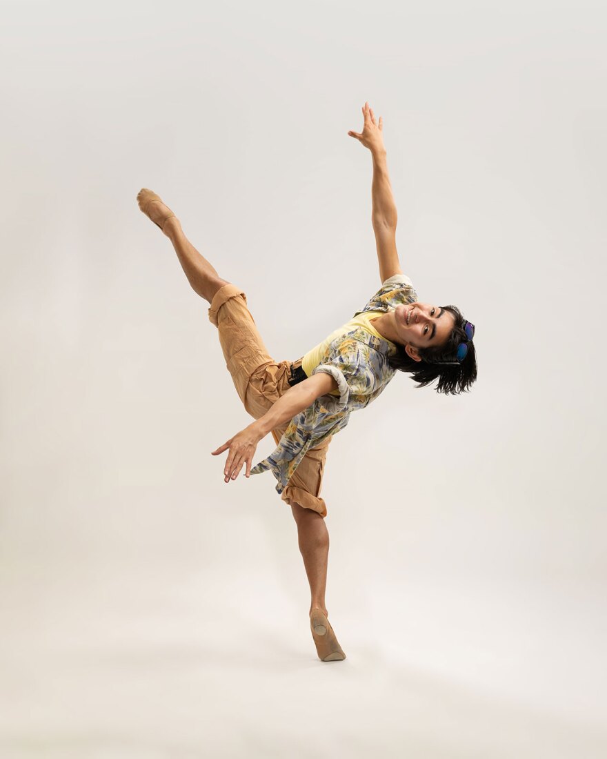 A San Diego Ballet dancer is shown in an undated photo.