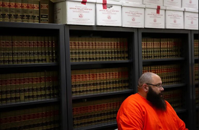 Thomas Neal of San Francisco speaks about voting while incarcerated in the San Francisco Sheriff’s Office Jail in San Bruno on Sept. 11, 2024. Neal said that voting, particularly in local elections, is important and it’s something he has done most of his life.