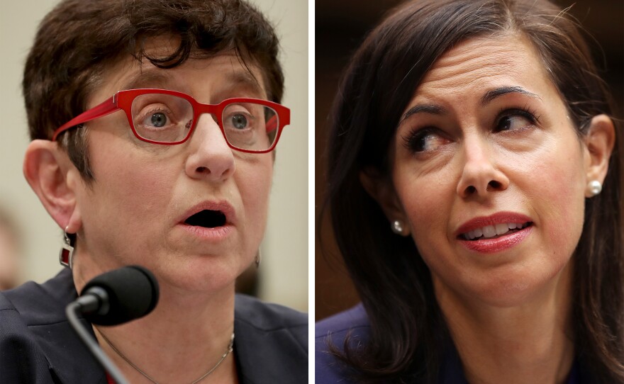 President Biden has nominated Gigi Sohn (left) as an FCC commissioner and Jessica Rosenworcel as chair of the commission.