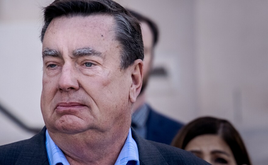 San Diego County Supervisor Joel Anderson is seen here at the San Diego County Administration Center. Feb. 17, 2022.